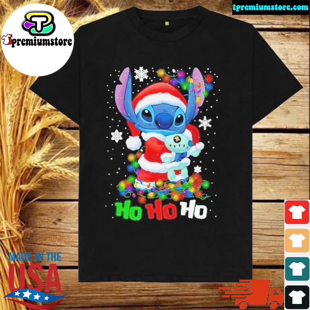 Official ho Ho Ho Stitch Light Christmas Sweater