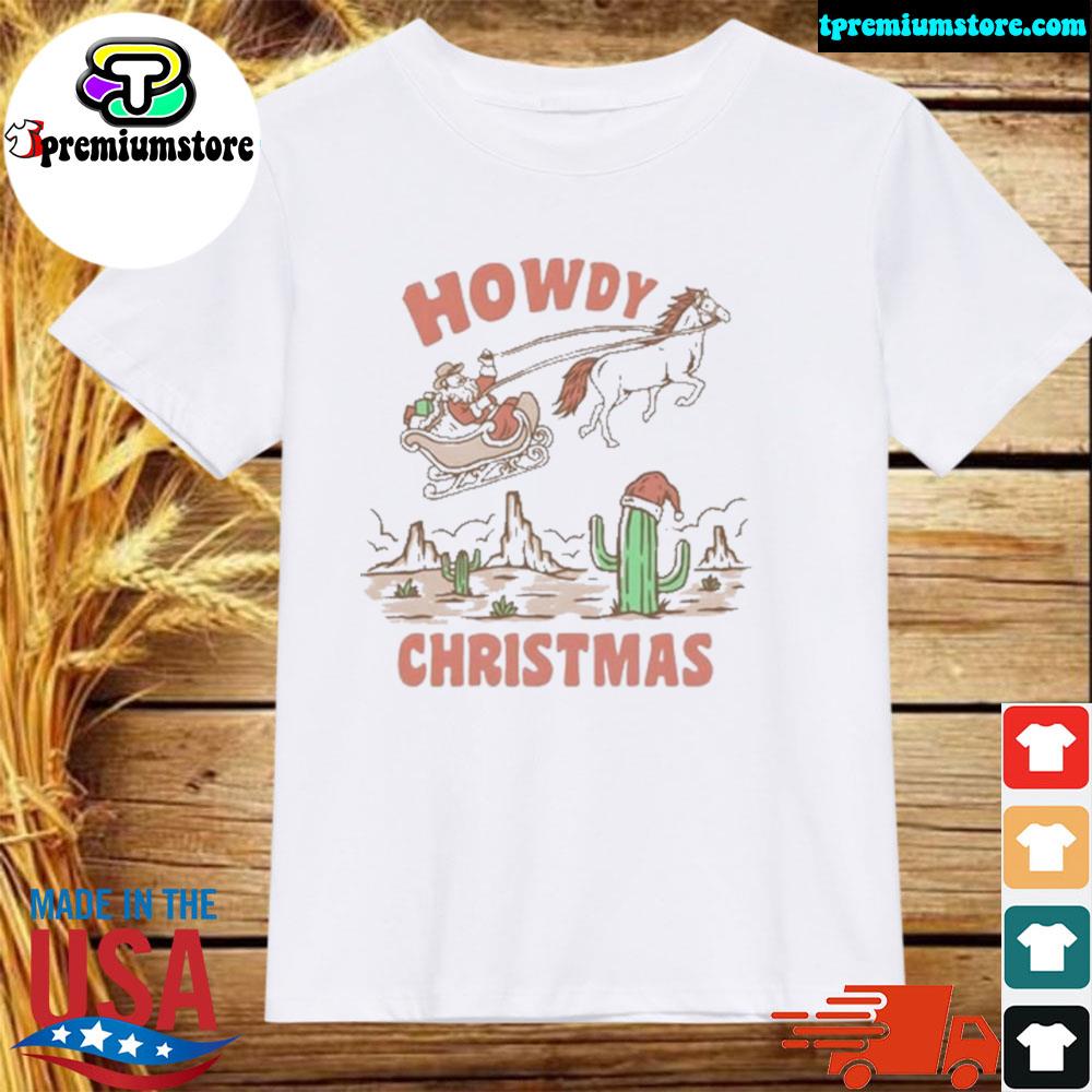 Official howdy Christmas western shirt
