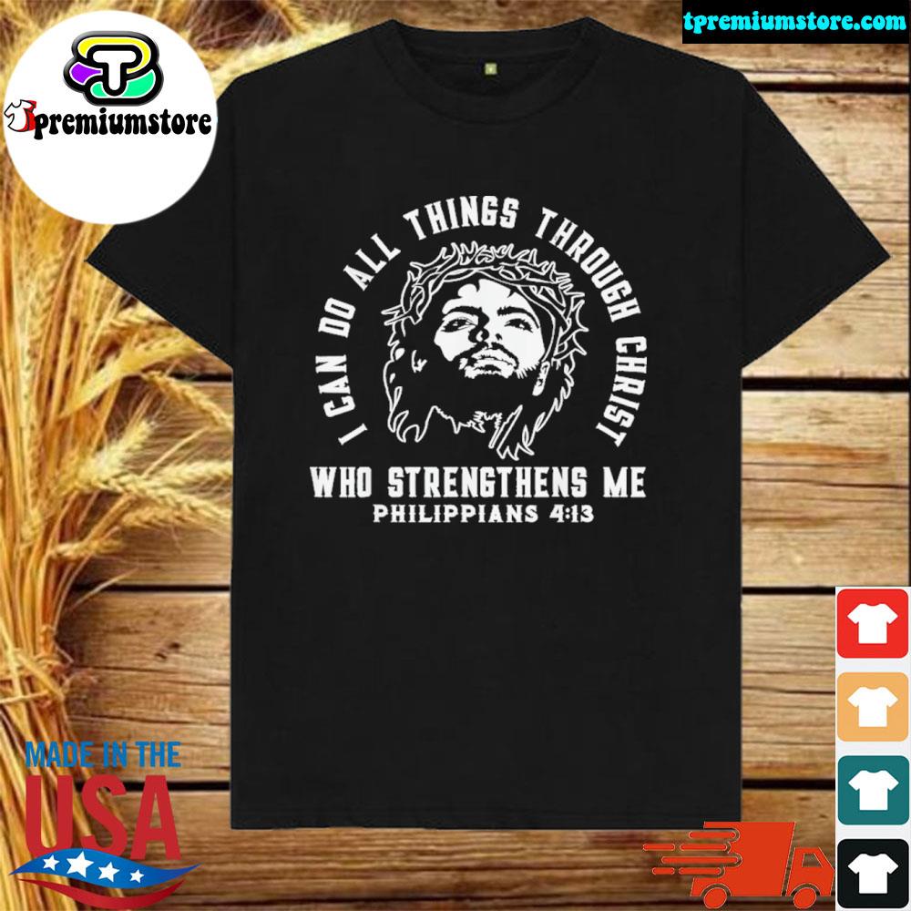 Official i Can Do All Things Through Christ Who Strengthens Me Cross Shirt