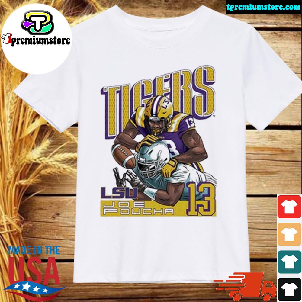 Official lSU Tigers Joe Foucha T-shirt