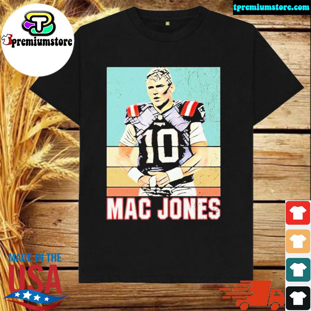 Official mac Jones Sunset Design New England Patriots Shirt
