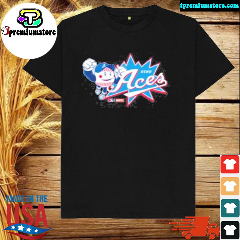 Official milb reno aces marvel's defenders of the diamond shirt