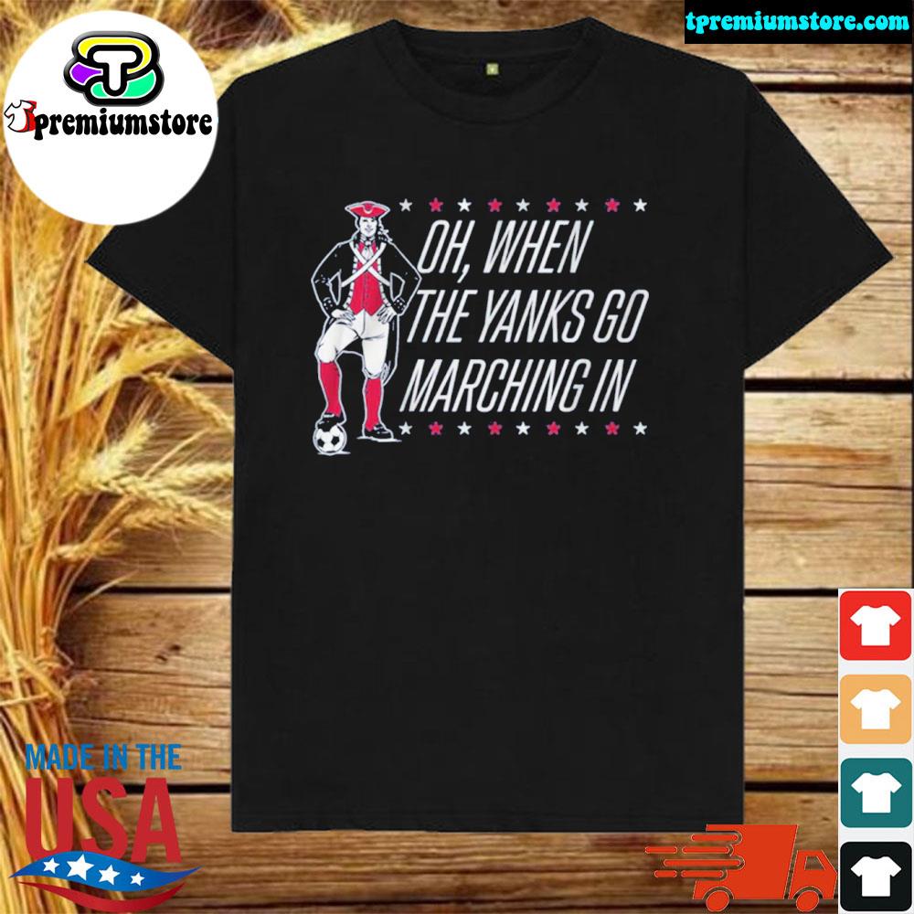 Official oh when the yanks go marching in shirt