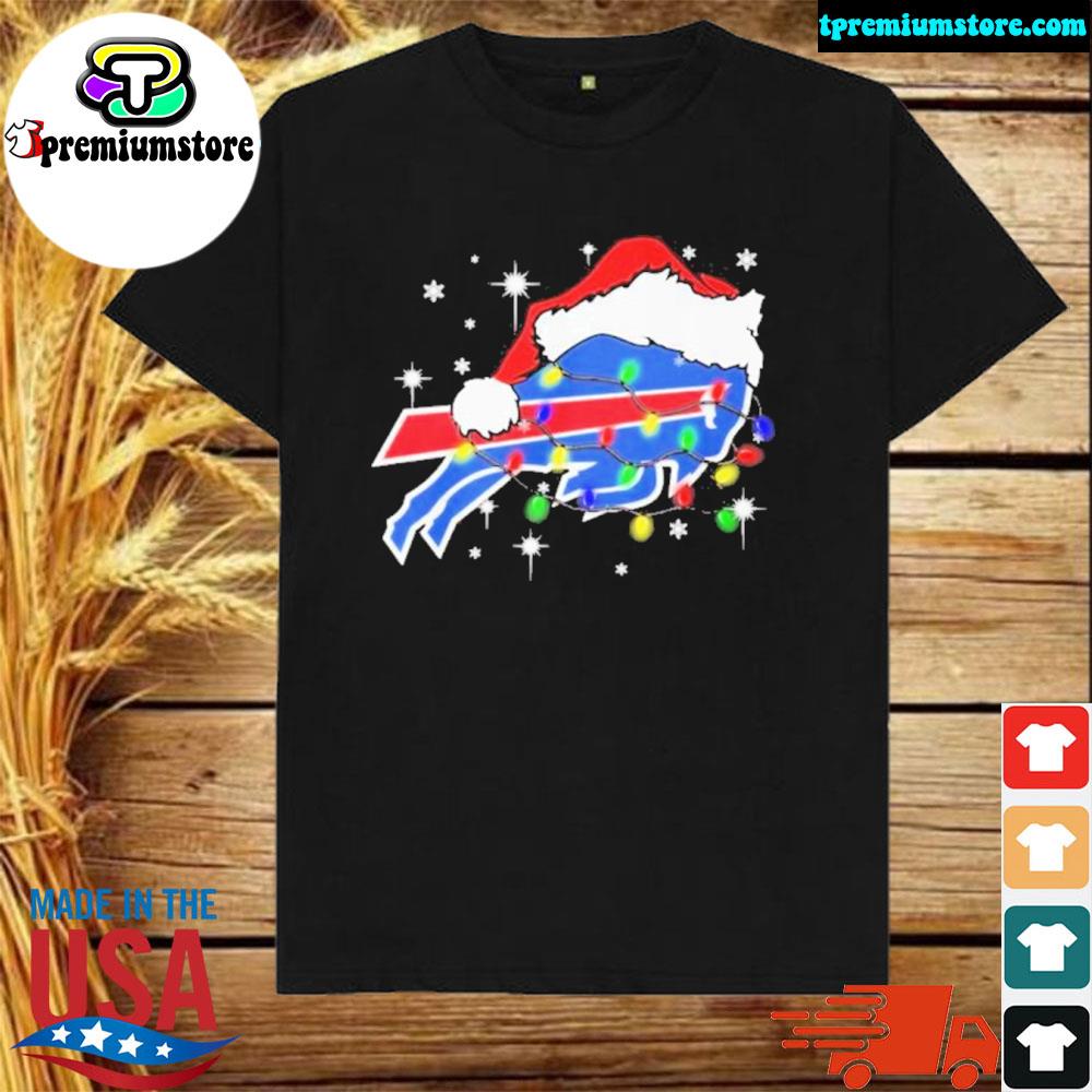 Official santa Buffalo Bills Christmas Light Shirt
