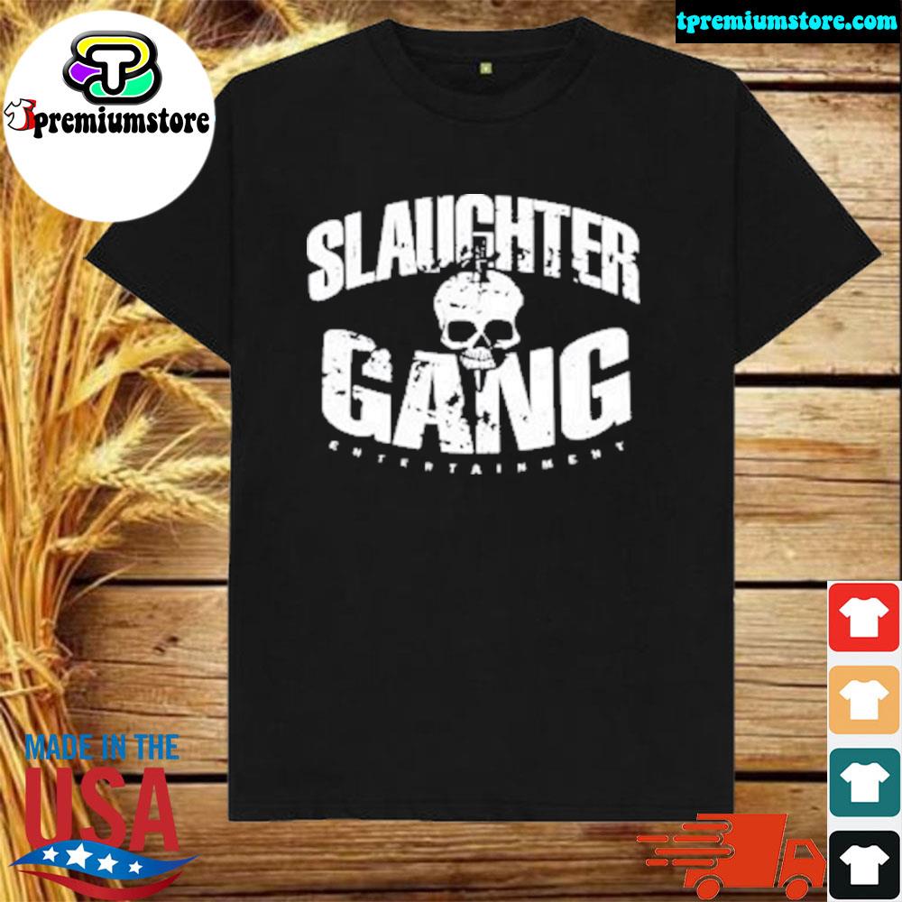 Official slaughter Gang Entertainment Distressed Shirt