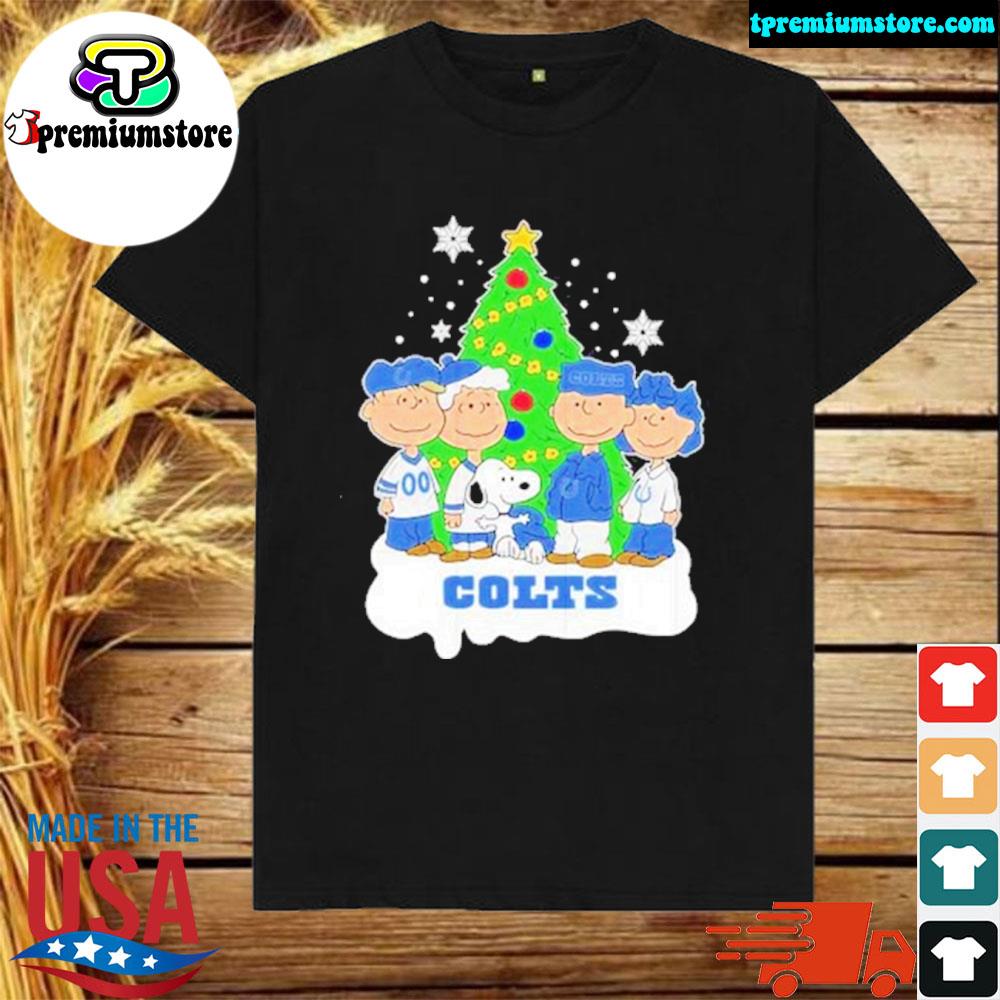 Official snoopy the Peanuts indianapolis colts Christmas T-shirt