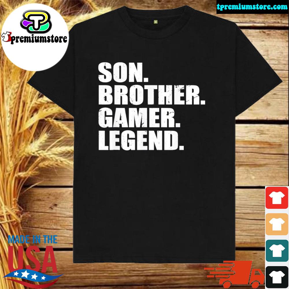 Official son brother gamer legend shirt