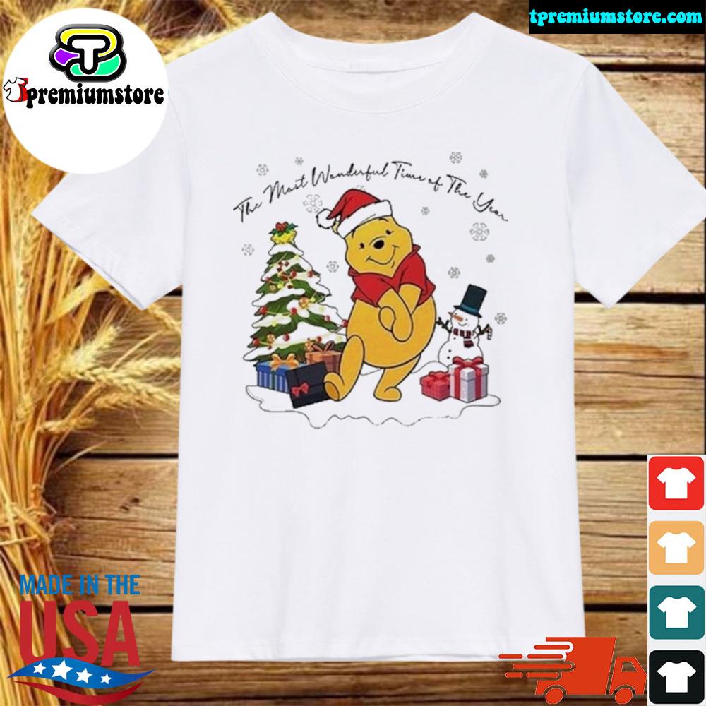 Official the most wonderfull time pooh Ugly Christmas sweatshirt