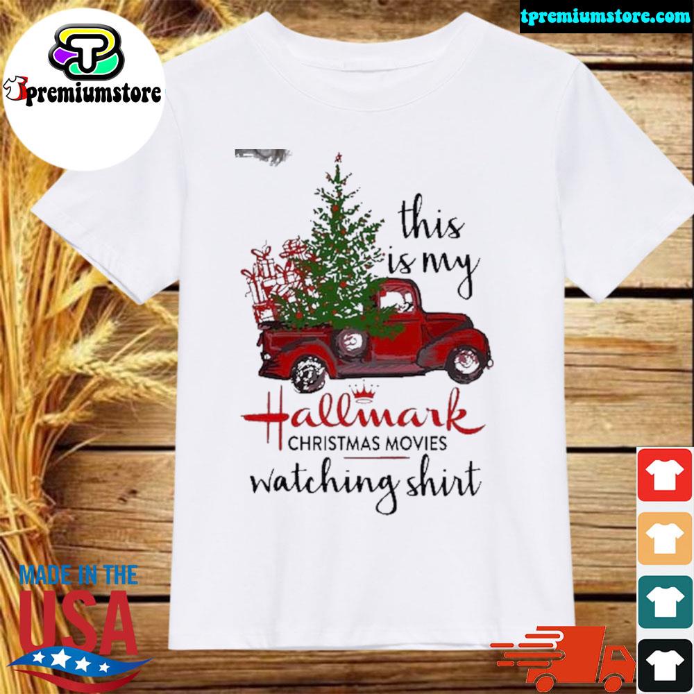 Official this Is My Christmas Movie Watching Shirt, Christmas Movie Lovers T-Shirt