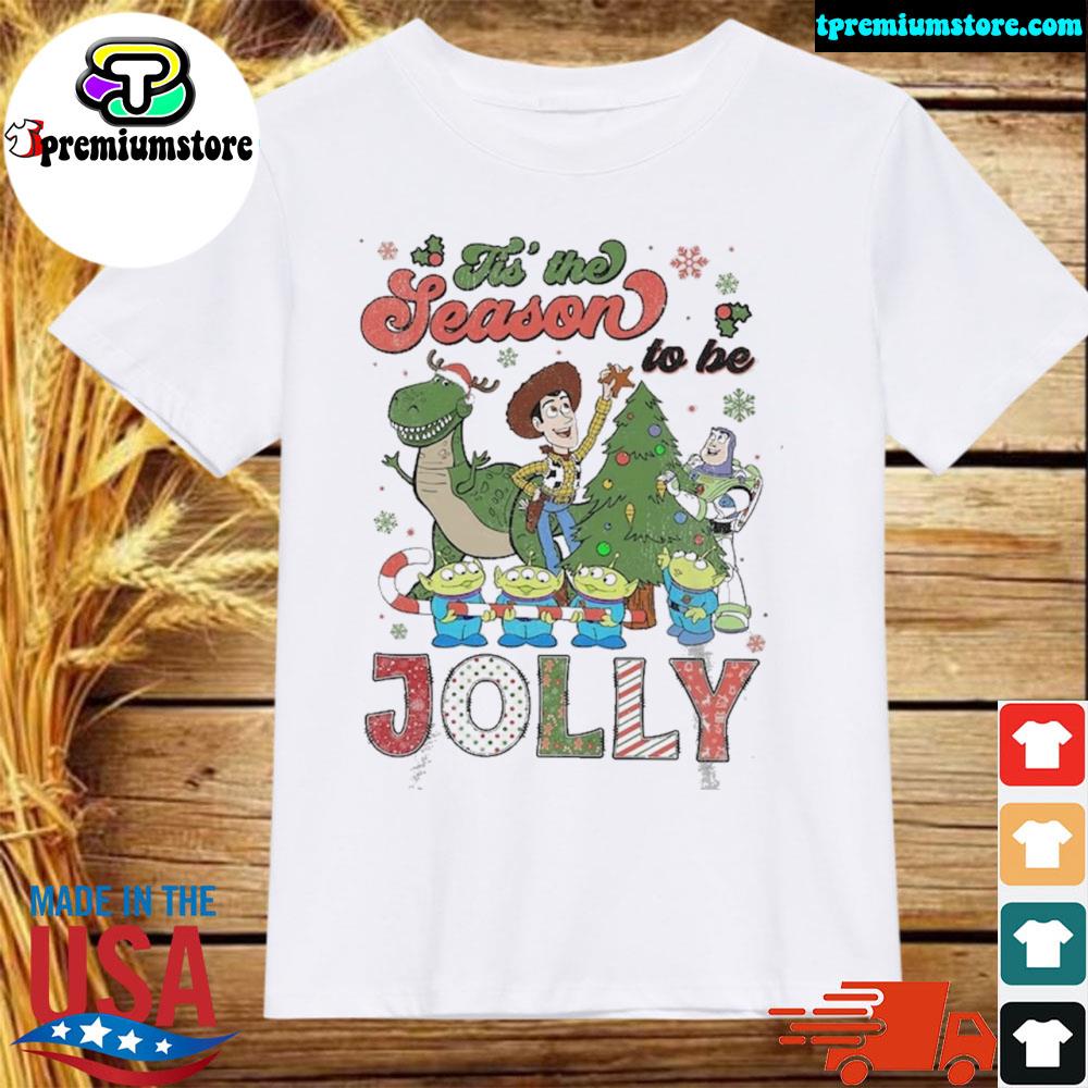 Official toy Story Squad Group Tis' The Season To Be Jolly Christmas T-shirt
