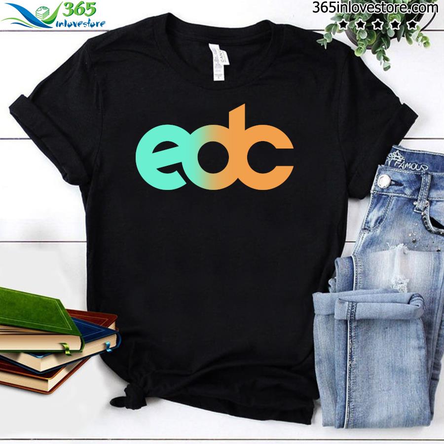 Official edc logo edc fade t-shirt