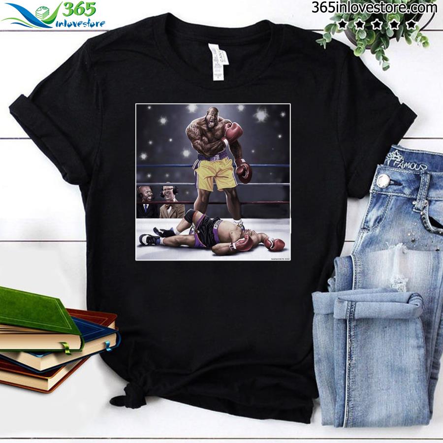 Official shaquille o neal vs charles barkley boxing shirt