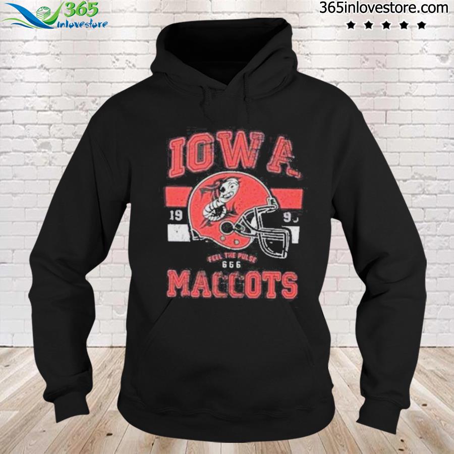 Distressed logo Football Iowa maggots s hoodie